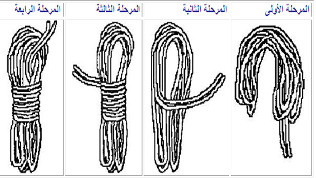 كيفيّة جمع الحبال